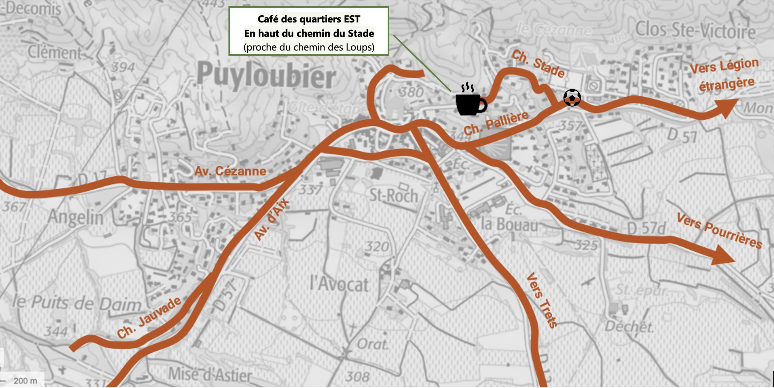 Plan café des quartiers est
