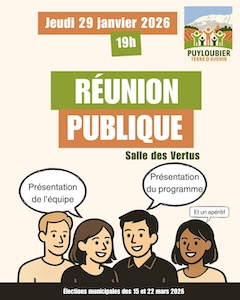 réunion publique 29 janvier